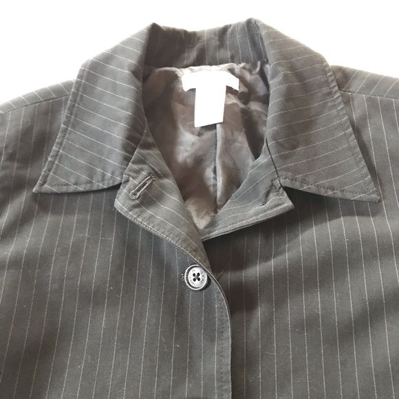 3x$25 Isaac Mizrahi pinstriped button down collar jacket - Picture 5 of 6